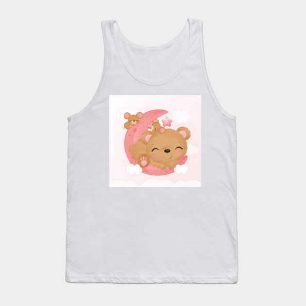 mouse Tank Top by O2Graphic